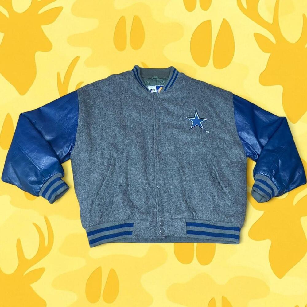 Vintage Dallas Cowboys Logo Athletic Varsity Jacket Size M